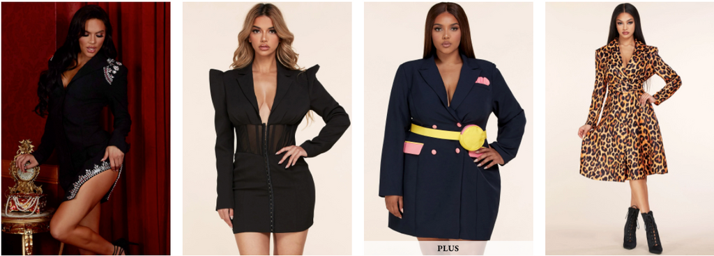 sexy dress Tagged white blazer dress Shop By Amy